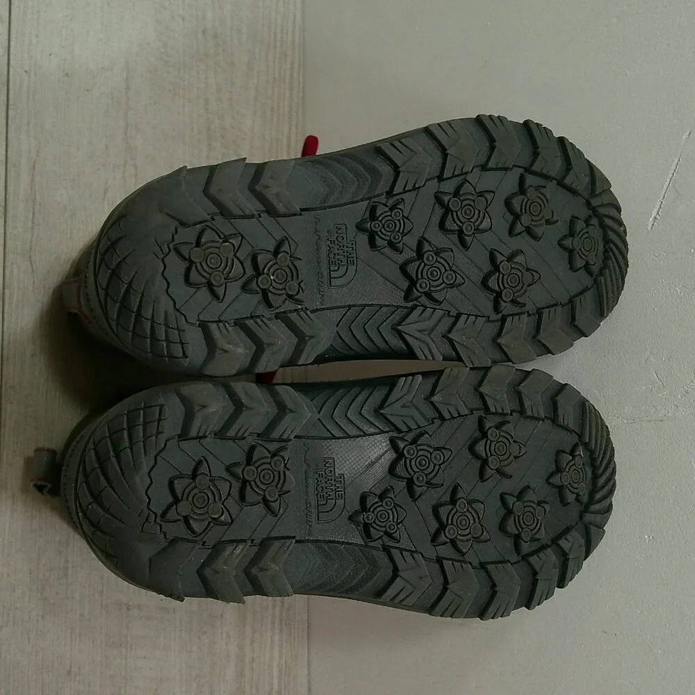 The North Face Shellista V Lace Gray Waterproof Snow Winter Boots - Youth Size 3